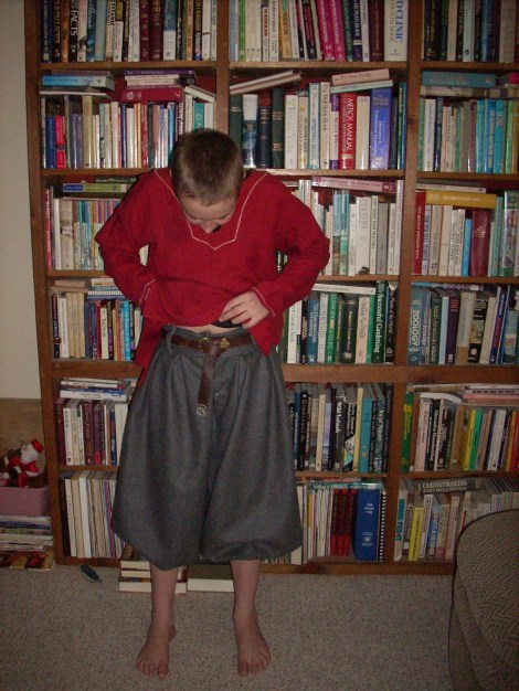 Baggy Pants, Complete with Belt Loops